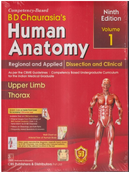 BD Chaurasia’s Human Anatomy (Vol.1)